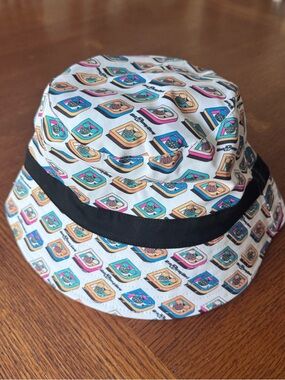 Disney Multicolor Print Bucket Hat with Black Band